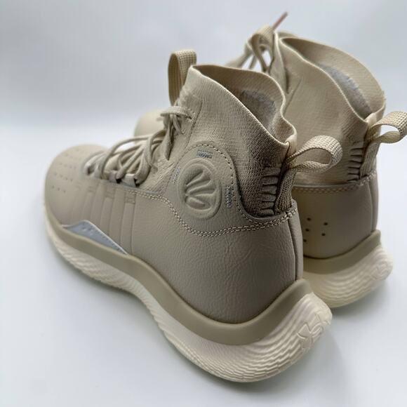 Mens Size 8 Under Armour Basketball Shoes Curry 4 FloTro Beige 3024861-280
